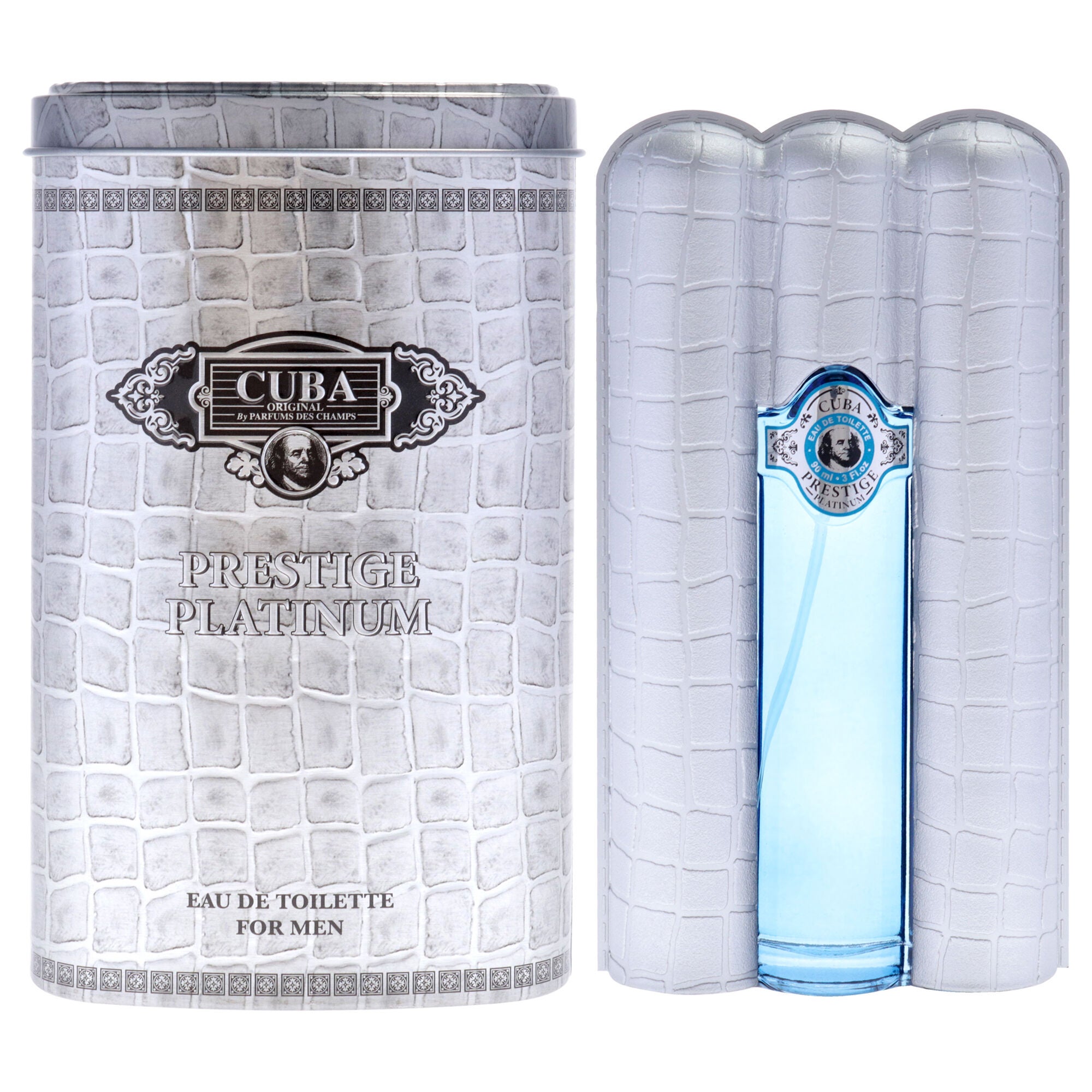 Cuba Prestige Platinum by Cuba for Men - 3 oz EDT Spray, See Description, hi-res image number 0