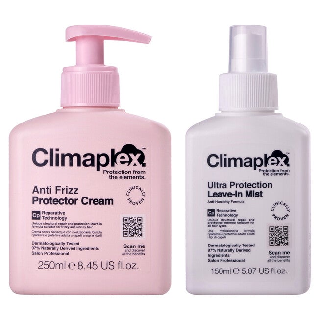 Anti Frizz Protector Cream and Climaplex Ultra Protection Leave-In Mist Kit by Climaplex for Unisex - 2 Pc Kit 8.45 oz Cream, 5.07 oz Mist, NA, hi-res image number null