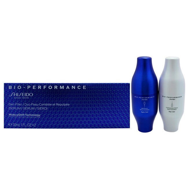 Bio-Performance Skin Filler Serum - Day and Night by Shiseido for Women - 2 x 1 oz Serum, NA, hi-res image number null