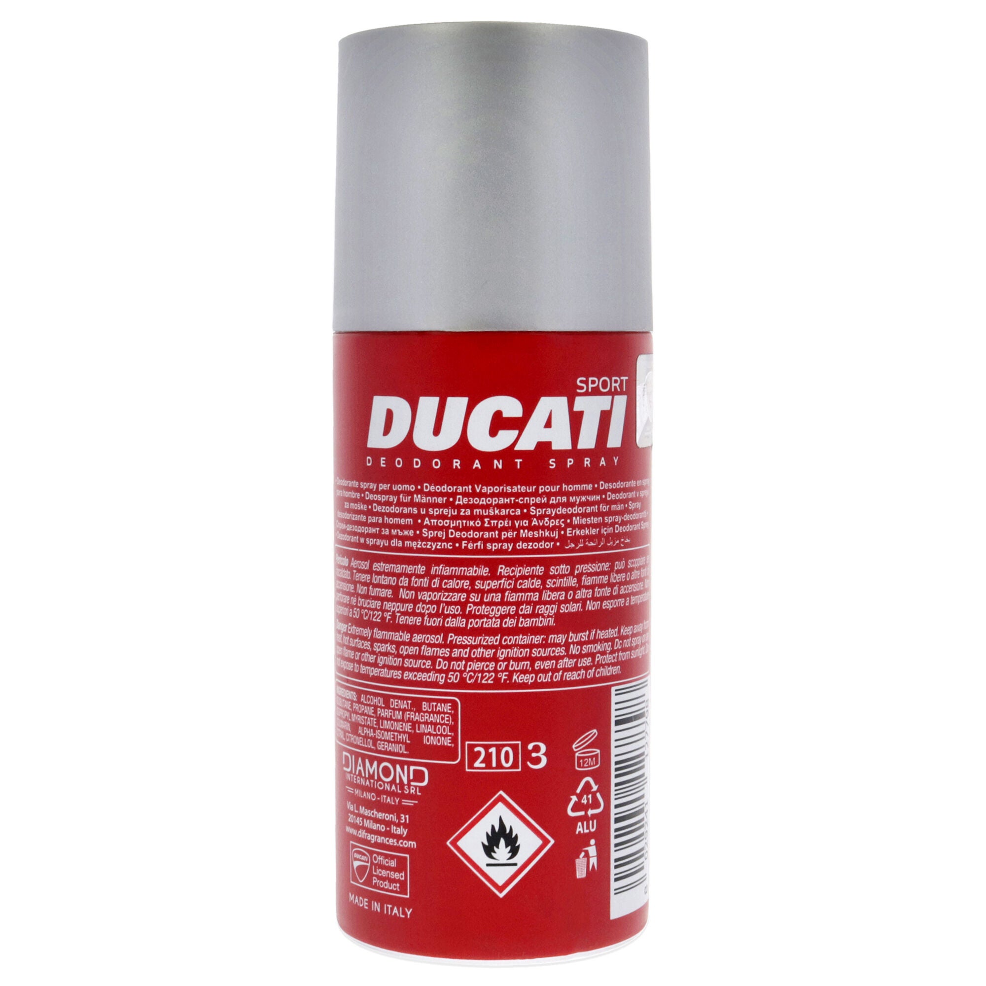 Ducati Sport by Ducati for Men - 5.07 oz Deodorant Spray, See Description, alternate image number 2