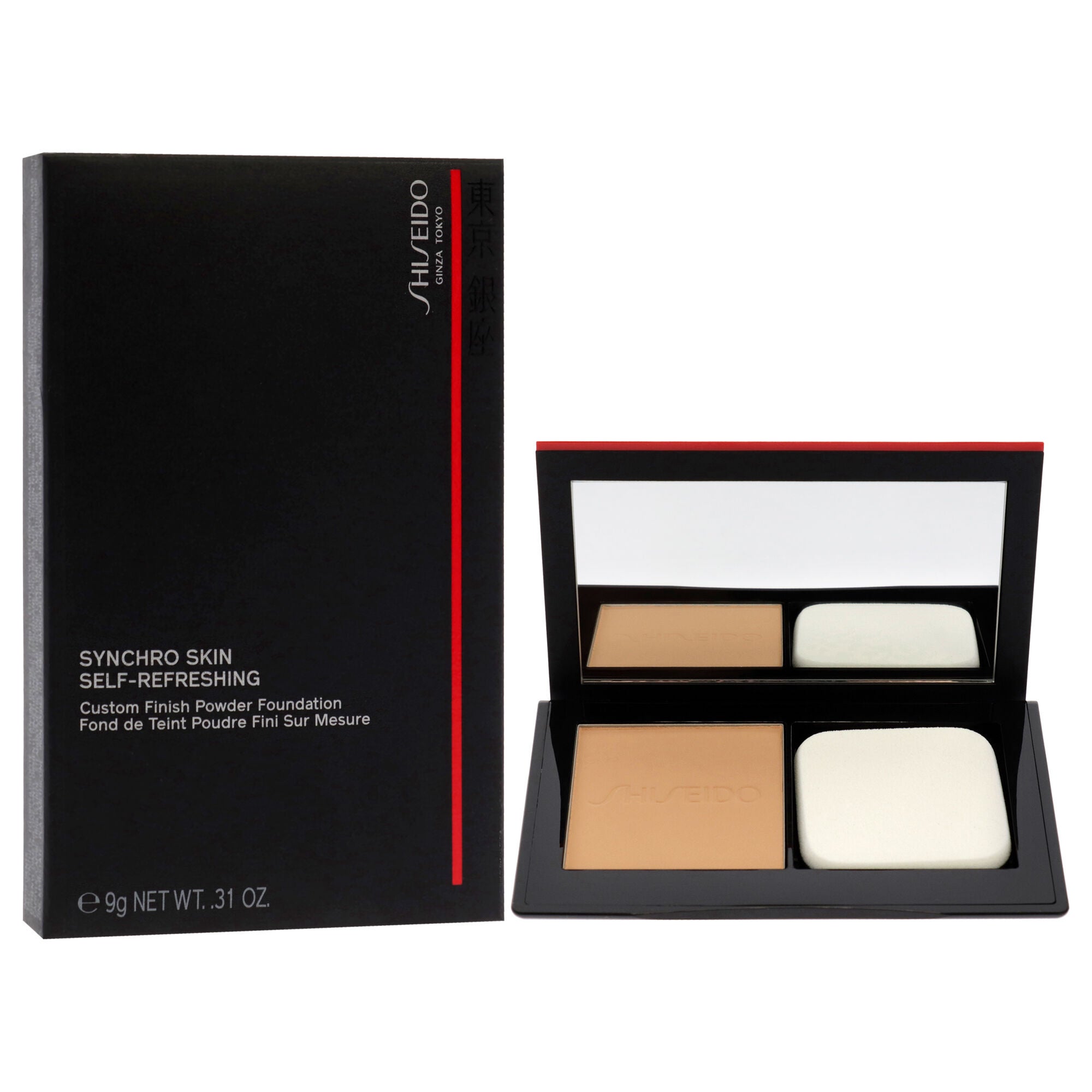 Synchro Skin Self-Refreshing Powder Foundation - 220 Linen by Shiseido for Women - 0.31 oz Foundation, See Description, alternate image number 1