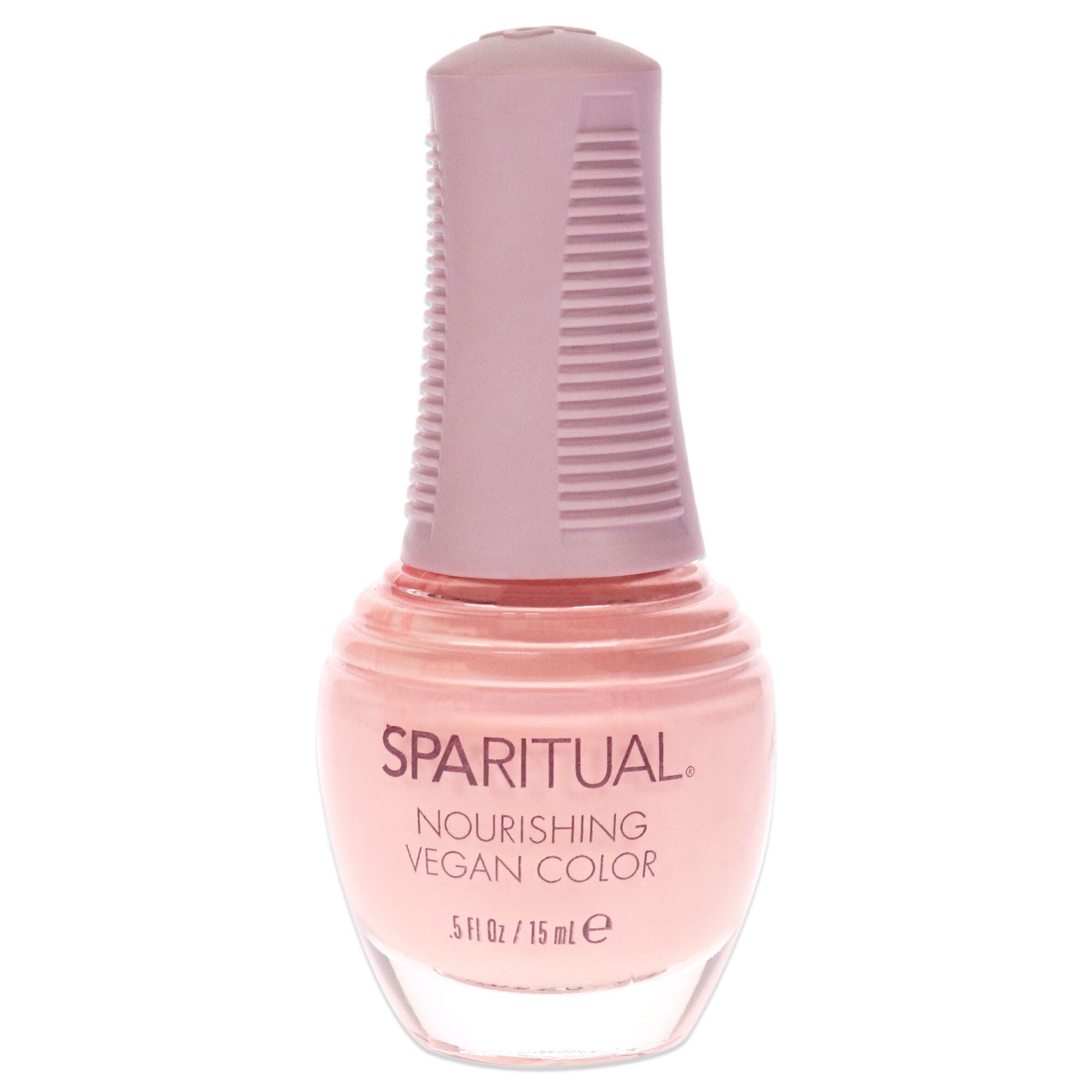 Nourishing Vegan Color - Breath of Joy by SpaRitual for Women - 0.5 oz Nail Polish, Pink, hi-res image number 0