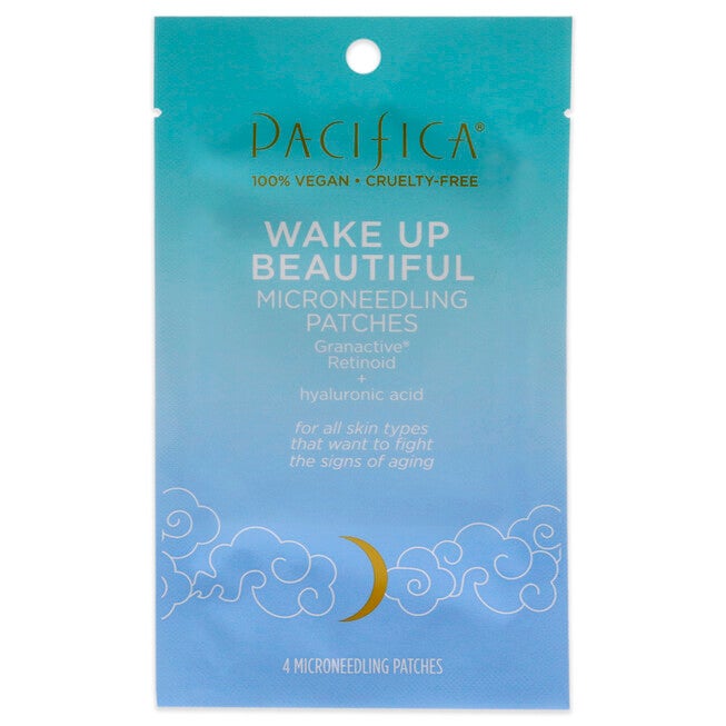 Wake Up Beautiful Microneedling Patches by Pacifica for Unisex - 4 Pc Patches, See Description, hi-res image number 0