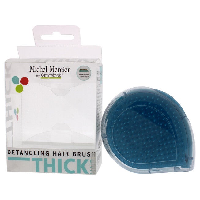 Detangling Brush Thick Hair - Blue-White by Michel Mercier for Unisex - 1 Pc Hair Brush, NA, hi-res image number null