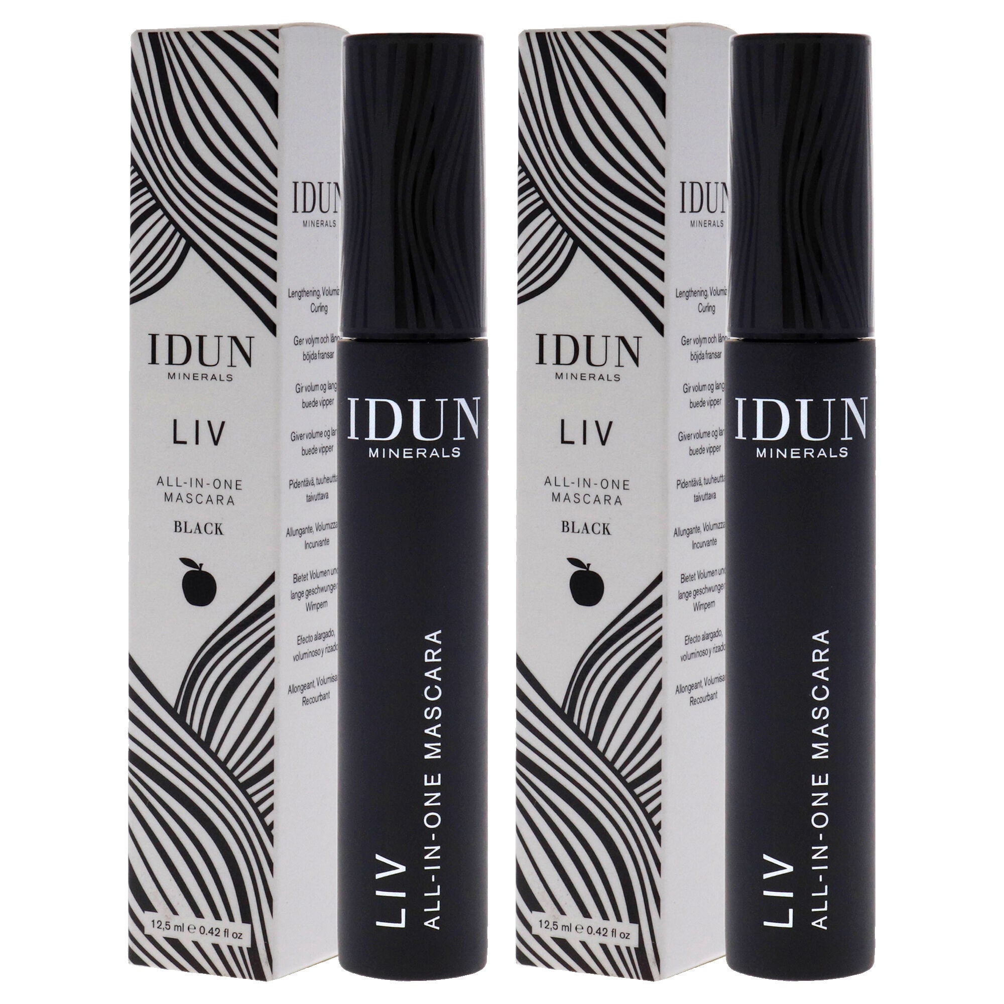 Liv All-in-one Mascara - 014 Black by Idun Minerals for Women - 0.42 oz Mascara - Pack of 2, See Description, alternate image number 2