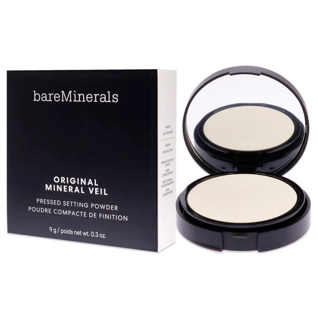 Original Mineral Veil Pressed Setting Powder - Translucent by bareMinerals for Women - 0.3 oz Powder, NA, alternate image number null