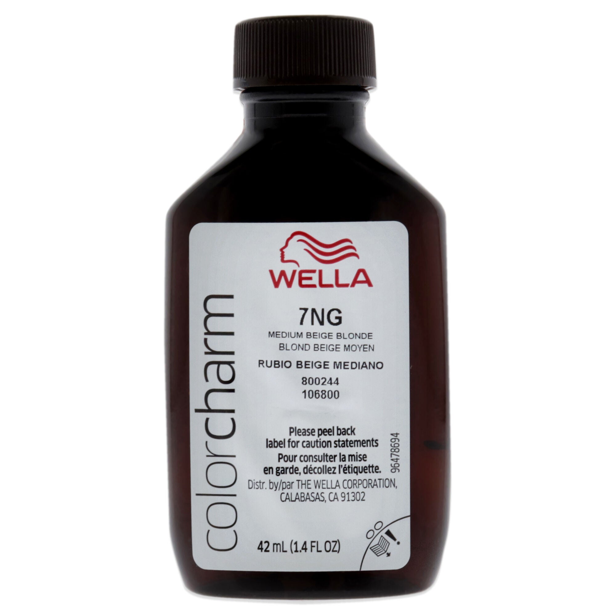 Color Charm Permanent Liquid Hair Color - 7NG Medium Beige Blande by Wella for Unisex - 1.42 oz Hair Color, See Description, alternate image number 4