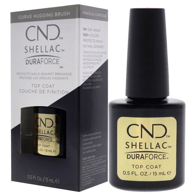 Shellac Nail Color - Duraforce Top Coat by CND for Women - 0.5 oz Nail Polish, NA, alternate image number null