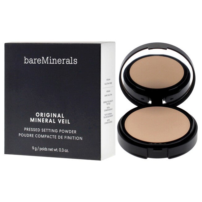 Original Mineral Veil Pressed Setting Powder - Sheer Light by bareMinerals for Women - 0.3 oz Powder, NA, alternate image number null