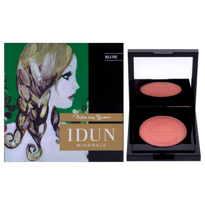 Pressed Mineral Blush - 011 Smultron by Idun Minerals for Women - 0.18 oz Blush, See Description, hi-res image number 0