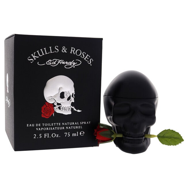 Ed Hardy Skulls and Roses by Christian Audigier for Men - 2.5 oz EDT Spray, NA, alternate image number null