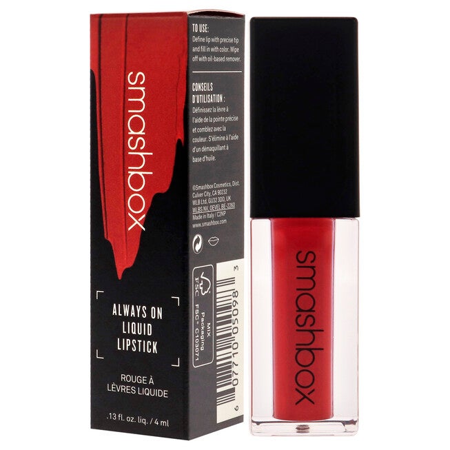 Always On Liquid Lipstick - Bawse by SmashBox for Women - 0.13 oz Lipstick, , alternate image number null