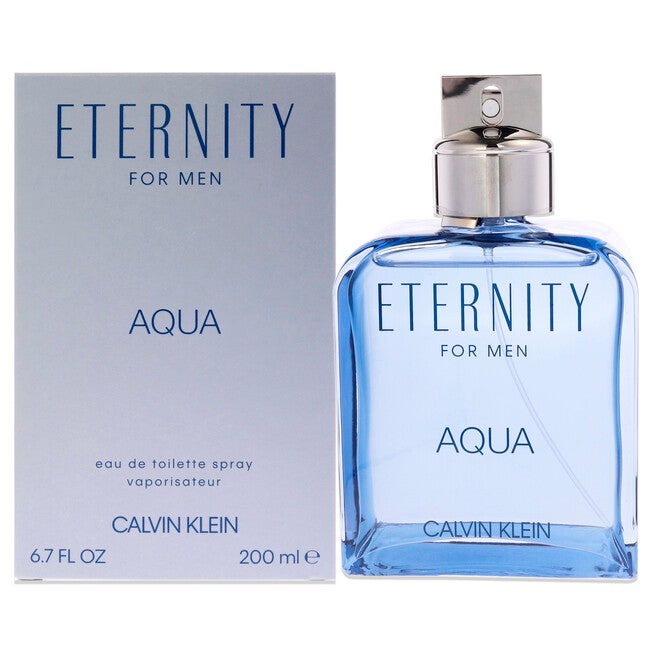 Eternity Aqua by Calvin Klein for Men - 6.7 oz EDT Spray, NA, hi-res image number null