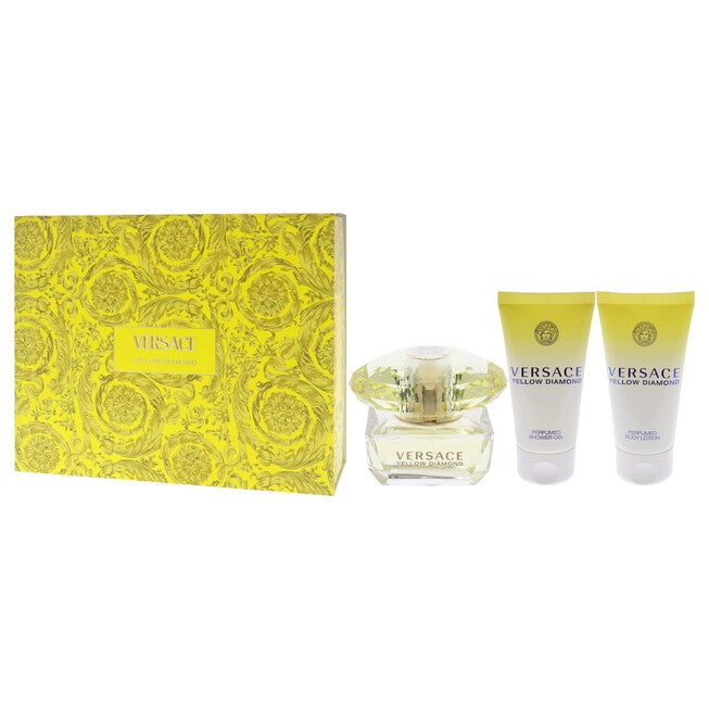 Versace Yellow Diamond by Versace for Women - 3 Pc Gift Set 1.7oz EDT Spray, 1.7oz Perfumed Shower Gel, 1.7oz Perfumed Body Lotion, See Description, alternate image number 3