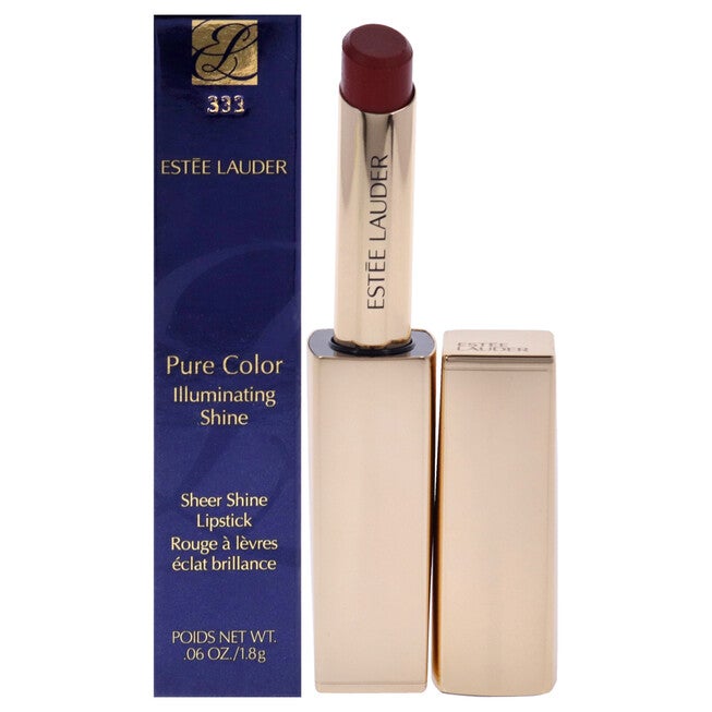 Pure Color Illuminating Shine Lipstick - 333 Persuasive by Estee Lauder for Women - 0.06 oz Lipstick, NA, hi-res image number null
