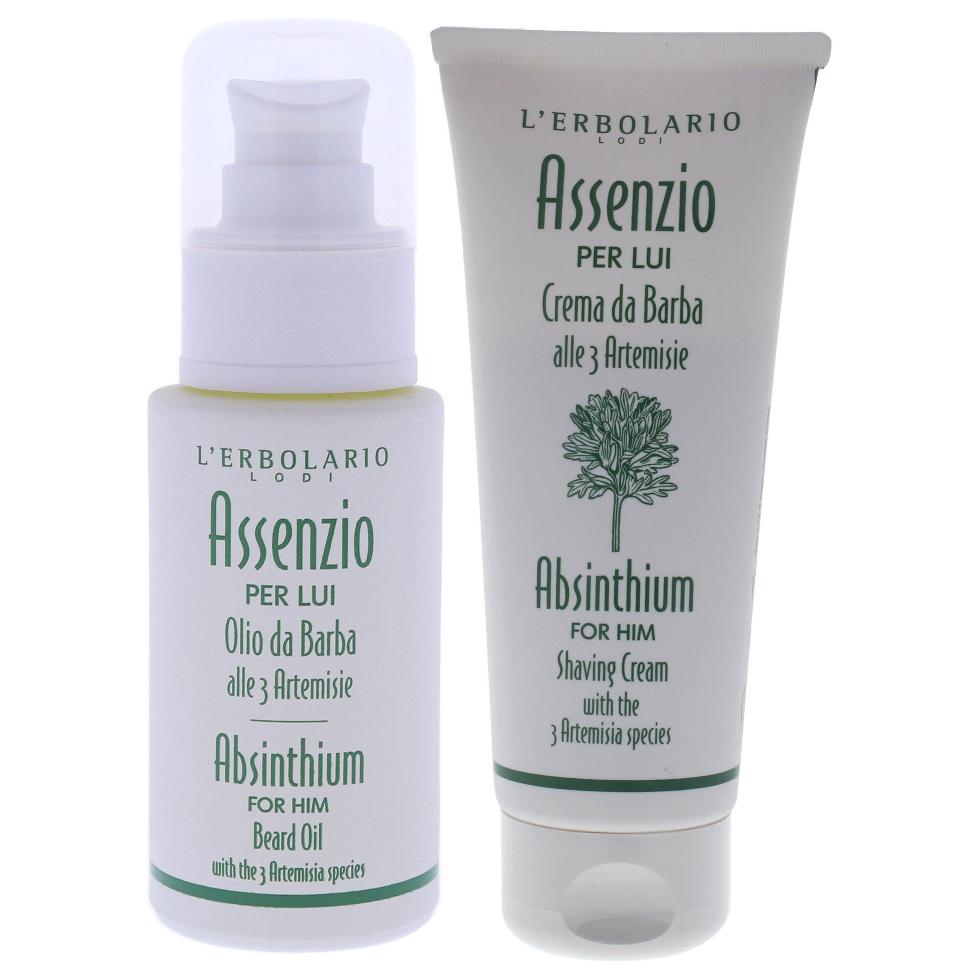 Absinthium Kit by LErbolario for Men - 2 Pc Kit 3.3oz Shave Cream, 1oz Beard Oil, See Description, alternate image number 4