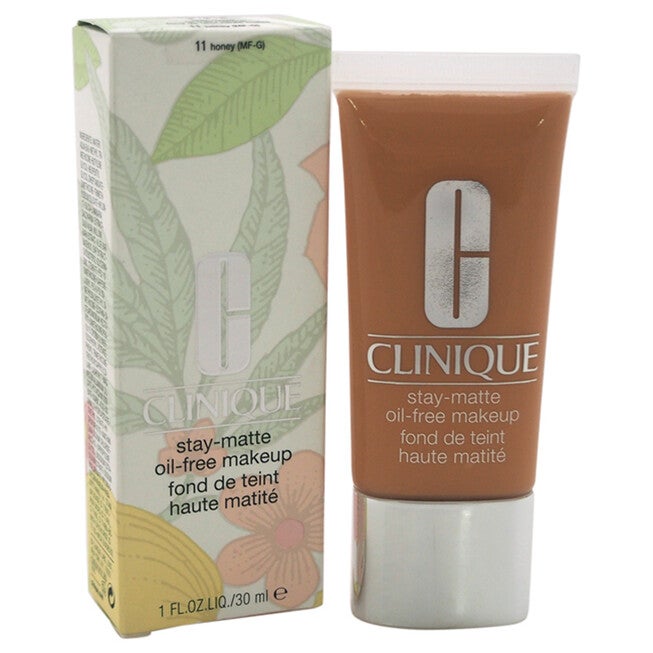 Stay-Matte Oil-Free Makeup - 11 Honey (MF-G) - Dry Combination To Oily by Clinique for Women - 1 oz Makeup, NA, hi-res image number null