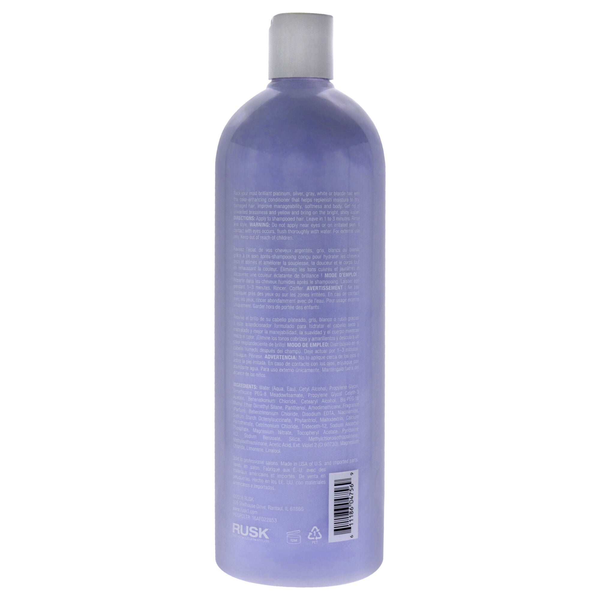 Deepshine Platinumx Conditioner by Rusk for Unisex - 33.8 oz Conditioner, See Description, alternate image number 1