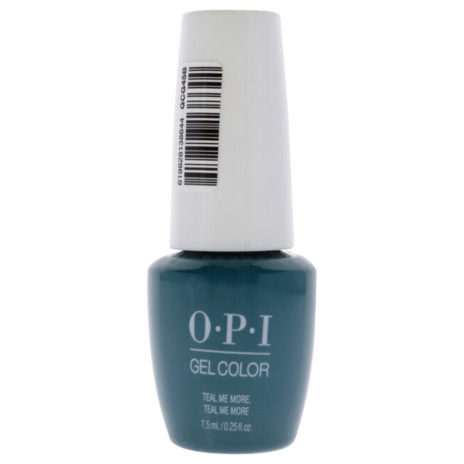 GelColor - GC G45B Teal Me More-Teal Me More by OPI for Women - 0.25 oz Nail Polish, NA, hi-res image number null