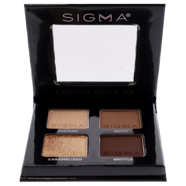 Eyeshadow Quad - Creme Brulee by SIGMA for Women - 0.14 oz Eye Shadow, , alternate image number null