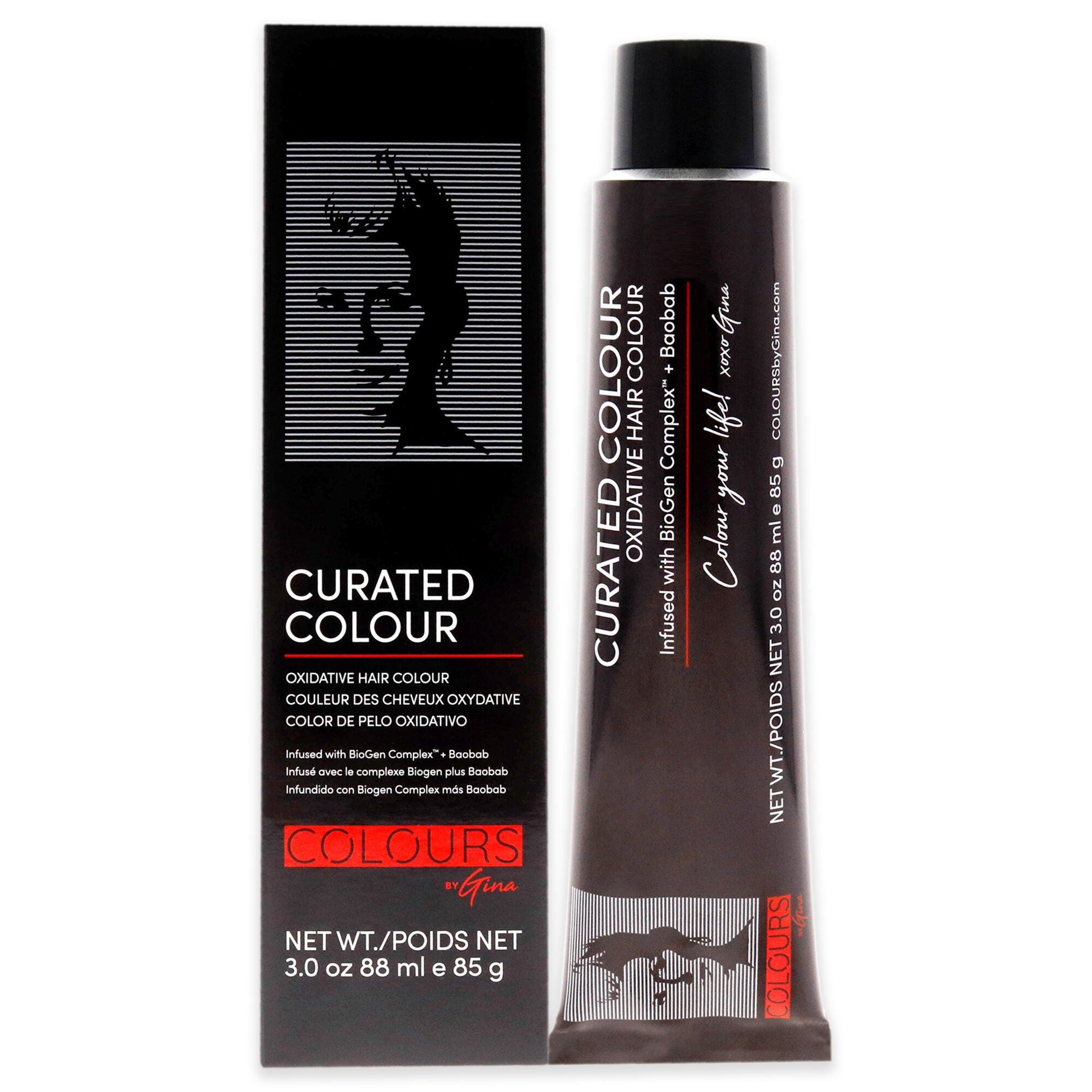Curated Colour - 6.0-6N Dark Natural Blonde by Colours By Gina for Unisex - 3 oz Hair Color, See Description, hi-res image number 0