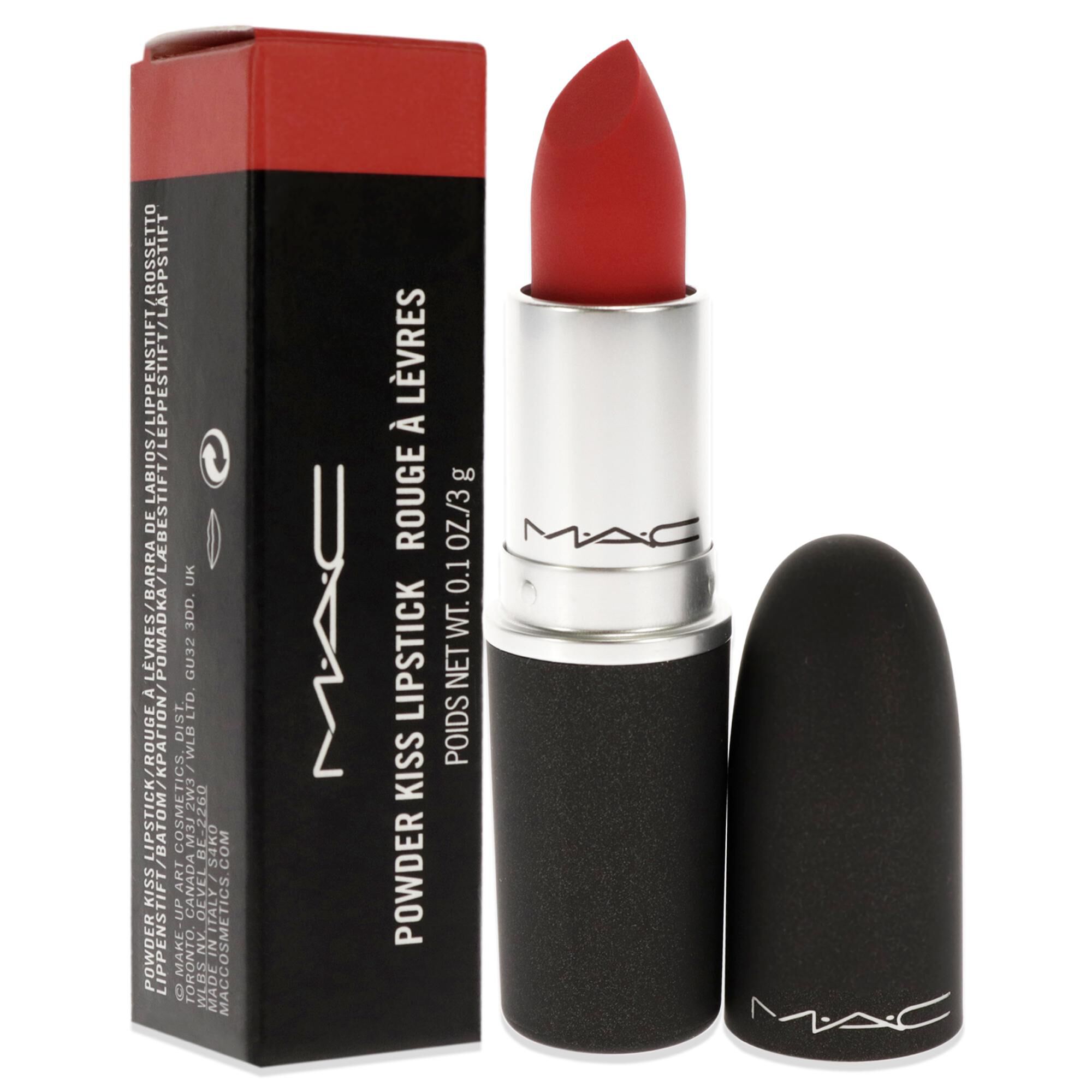 Powder Kiss Lipstick - 915 Lasting Passion by MAC for Women - 0.1 oz Lipstick, See Description, alternate image number 2