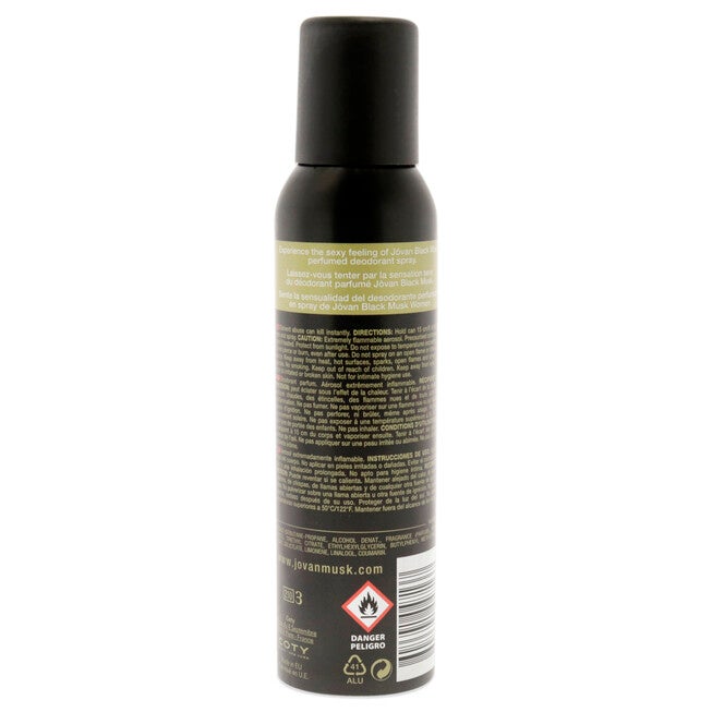 Black Musk by Jovan for Women - 5 oz Deodorant Spray, NA, alternate image number null