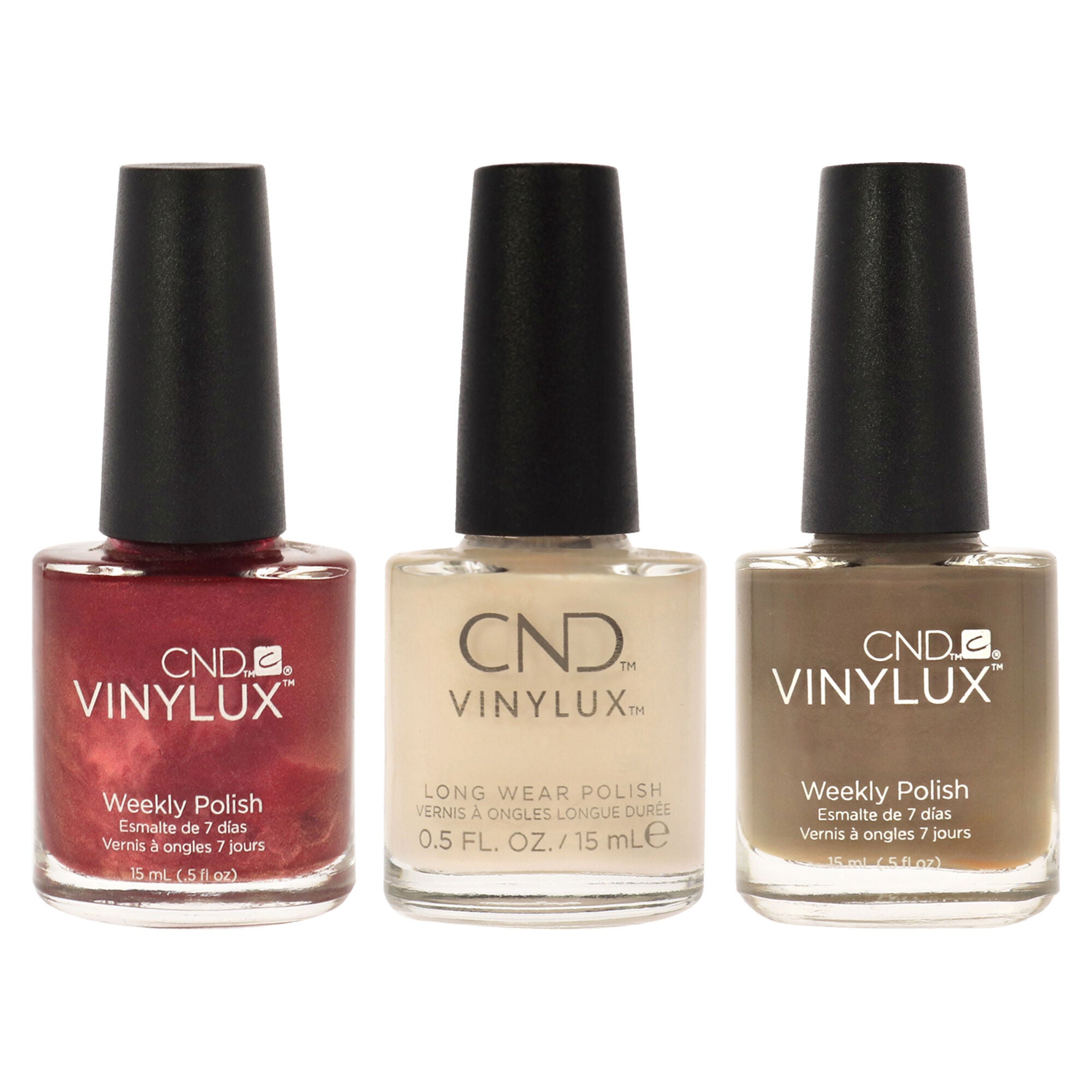 Vinylux Weekly Polish Kit by CND for Women - 3 Pc Kit, See Description, hi-res image number 0