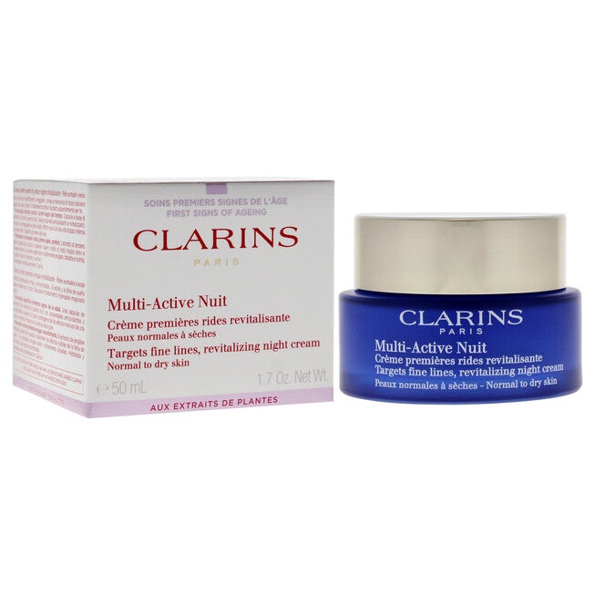 Multi-Active Night Cream - Normal to Dry Skin by Clarins for Unisex - 1.7 oz Cream, NA, alternate image number null