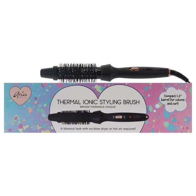 Thermal Ionic Styling Brush - Black by Aria Beauty for Women - 1.2 Inch Brush, NA, hi-res image number null