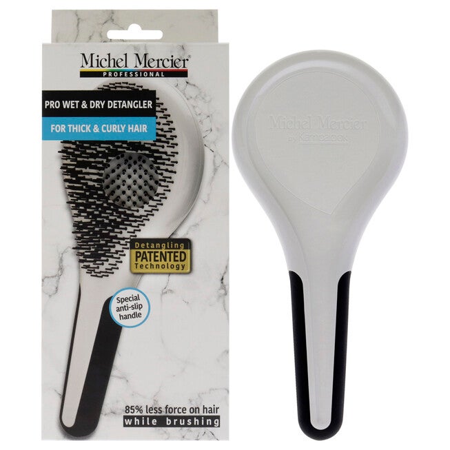 Pro Wet and Dry Detangler - Thick and Curly Hair by Michel Mercier for Unisex - 1 Pc Hair Brush, NA, hi-res image number null