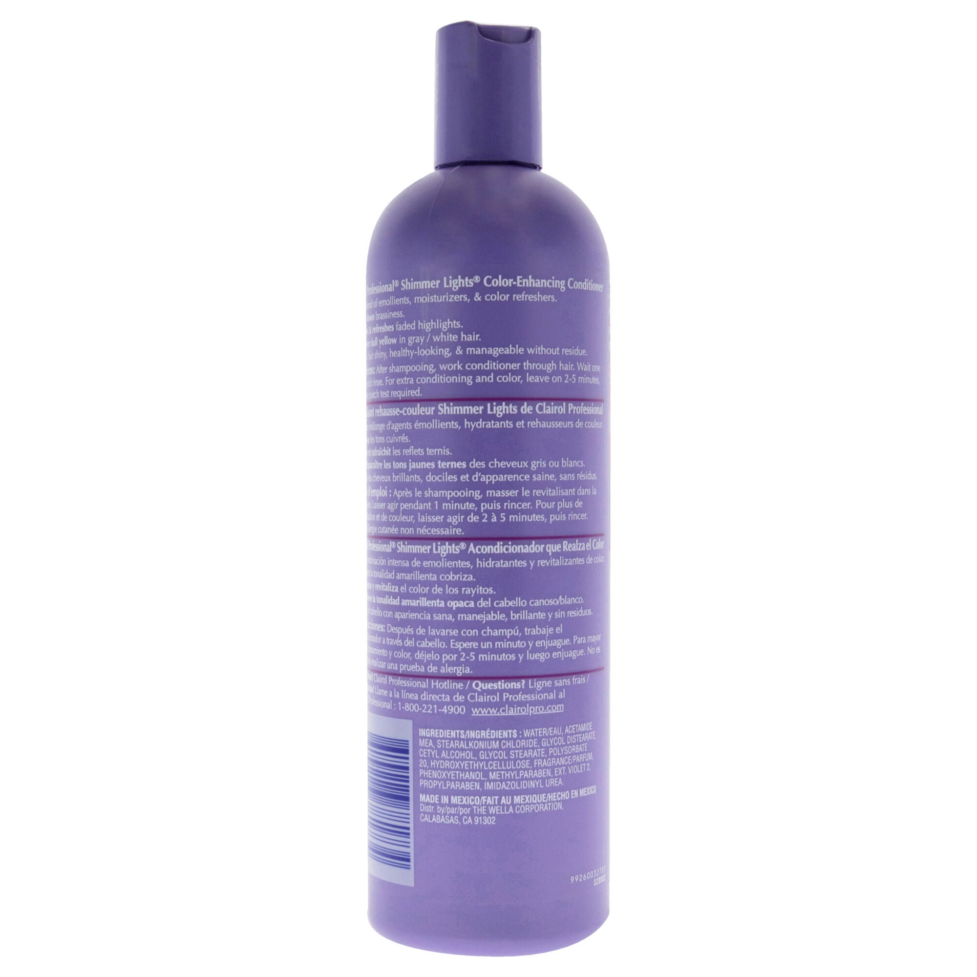 Shimmer Lights Blonde and Silver Conditioner by Clairol for Unisex - 16 oz Conditioner, , alternate image number 3