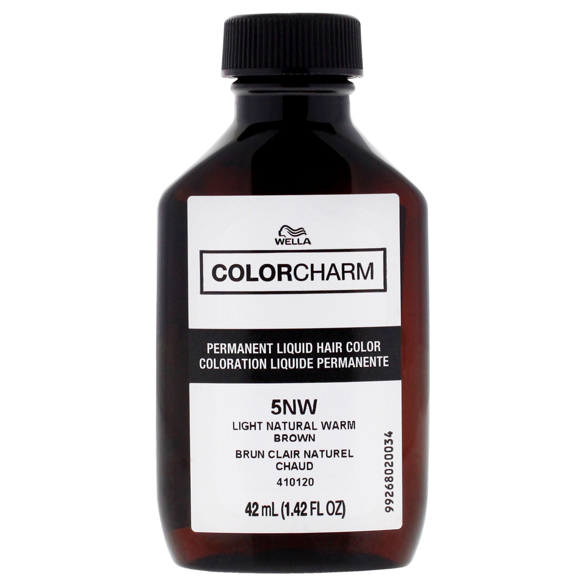 Color Charm Permanent Liquid Hair Color - 5NW Light Natural Warm Blonde by Wella for Unisex - 1.42 oz Hair Color, See Description, alternate image number 1