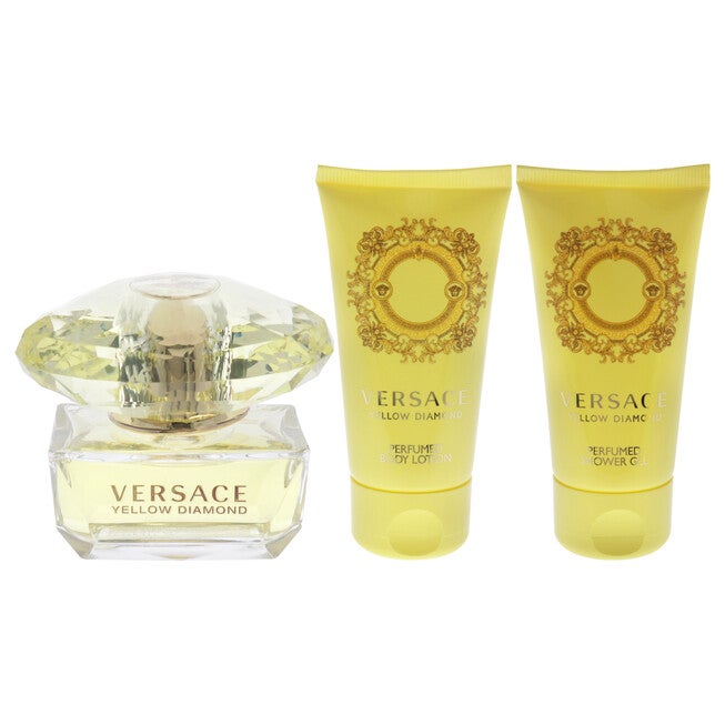 Versace Yellow Diamond by Versace for Women - 3 Pc Gift Set 1.7oz EDT Spray, 1.7oz Perfumed Shower Gel, 1.7oz Perfumed Body Lotion, , alternate image number 6