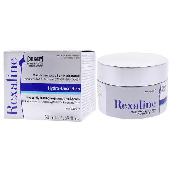 Hydra-Dose Hyper-Hydrating Anti-Wrinkle Rich Cream by Rexaline for Women - 1.69 oz Cream, NA, alternate image number null