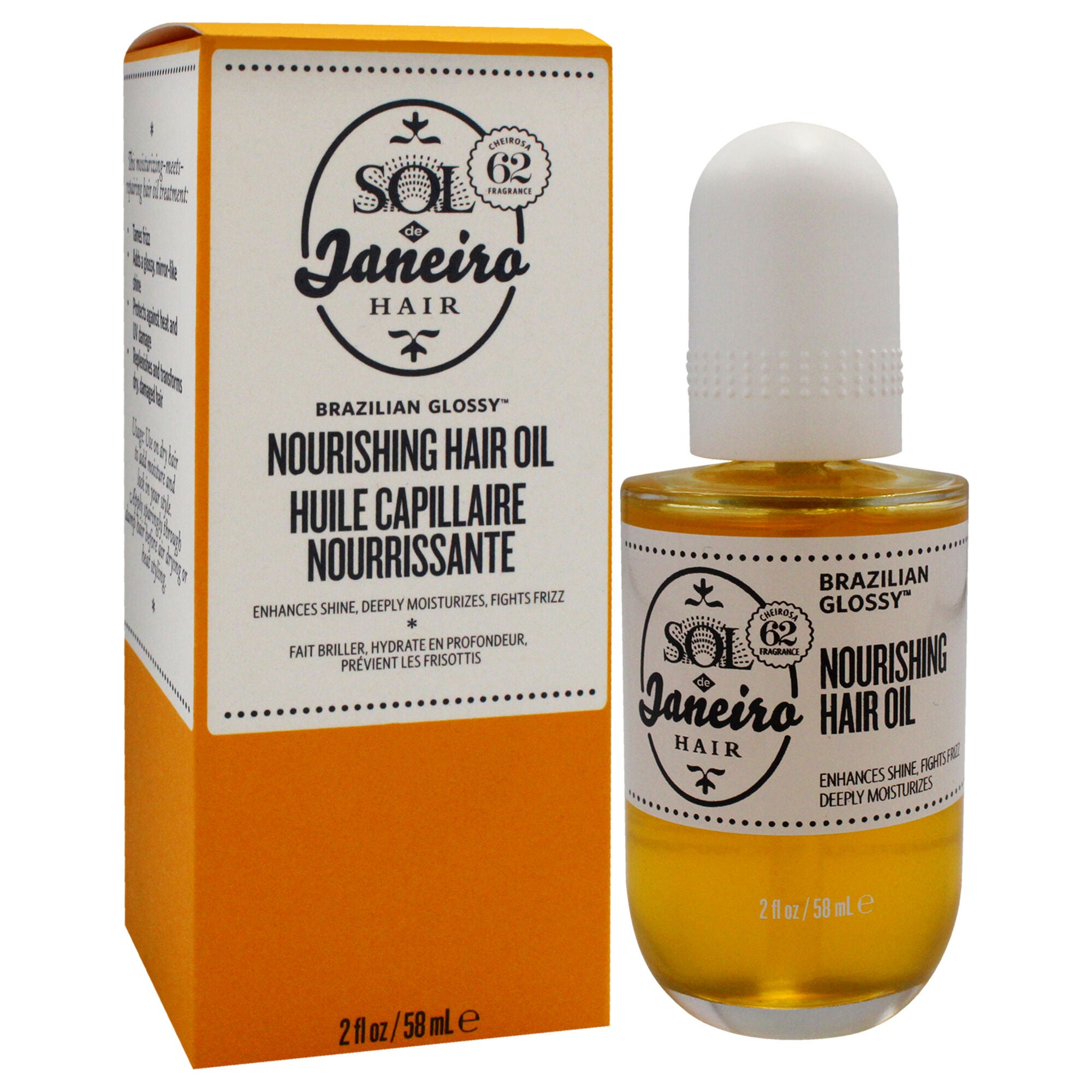 Brazilian Glossy Nourishing Hair Oil by Sol de Janeiro for Unisex - 2 oz Oil, , alternate image number 2