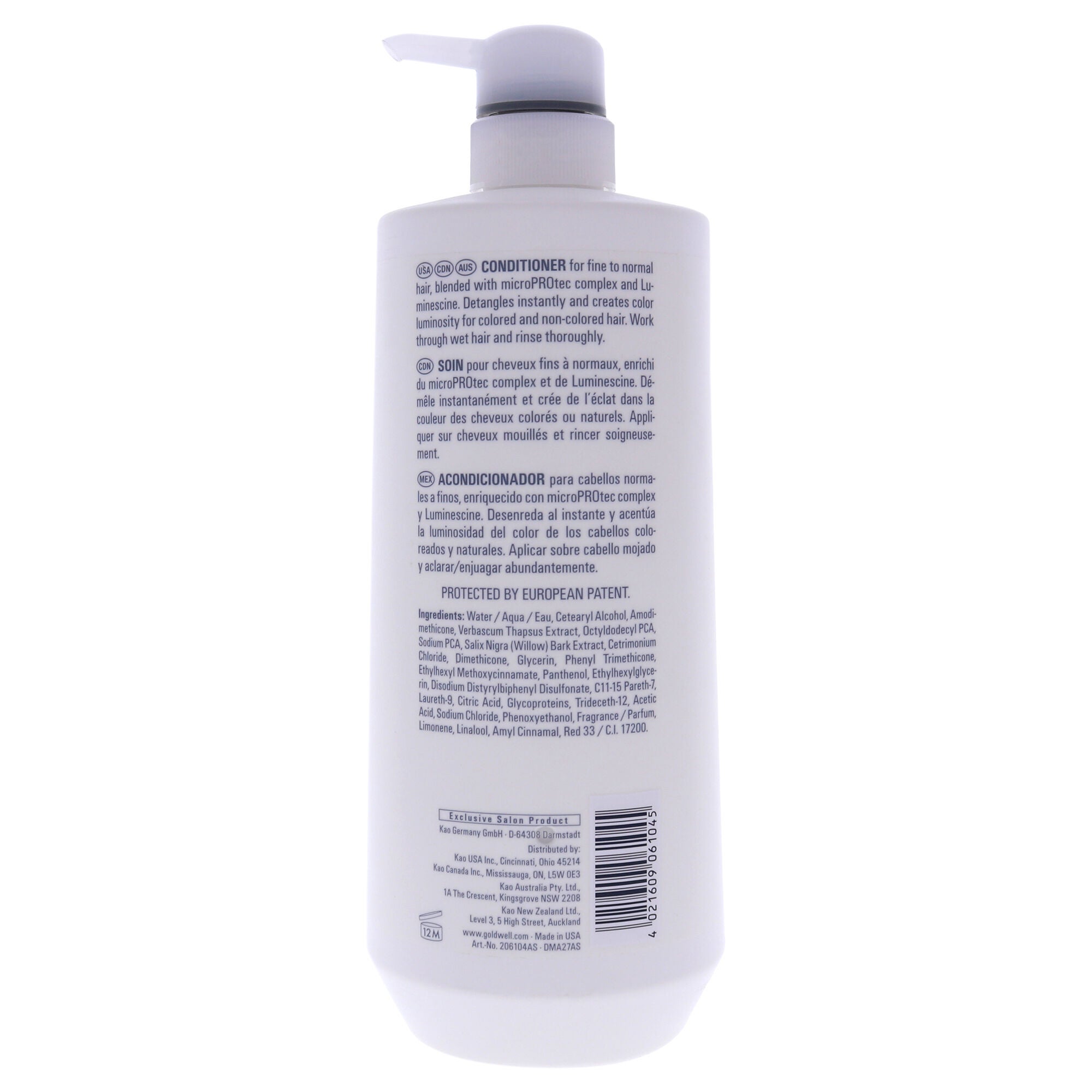 Dualsenses Color Conditioner by Goldwell for Unisex - 34 oz Conditioner, See Description, alternate image number 2
