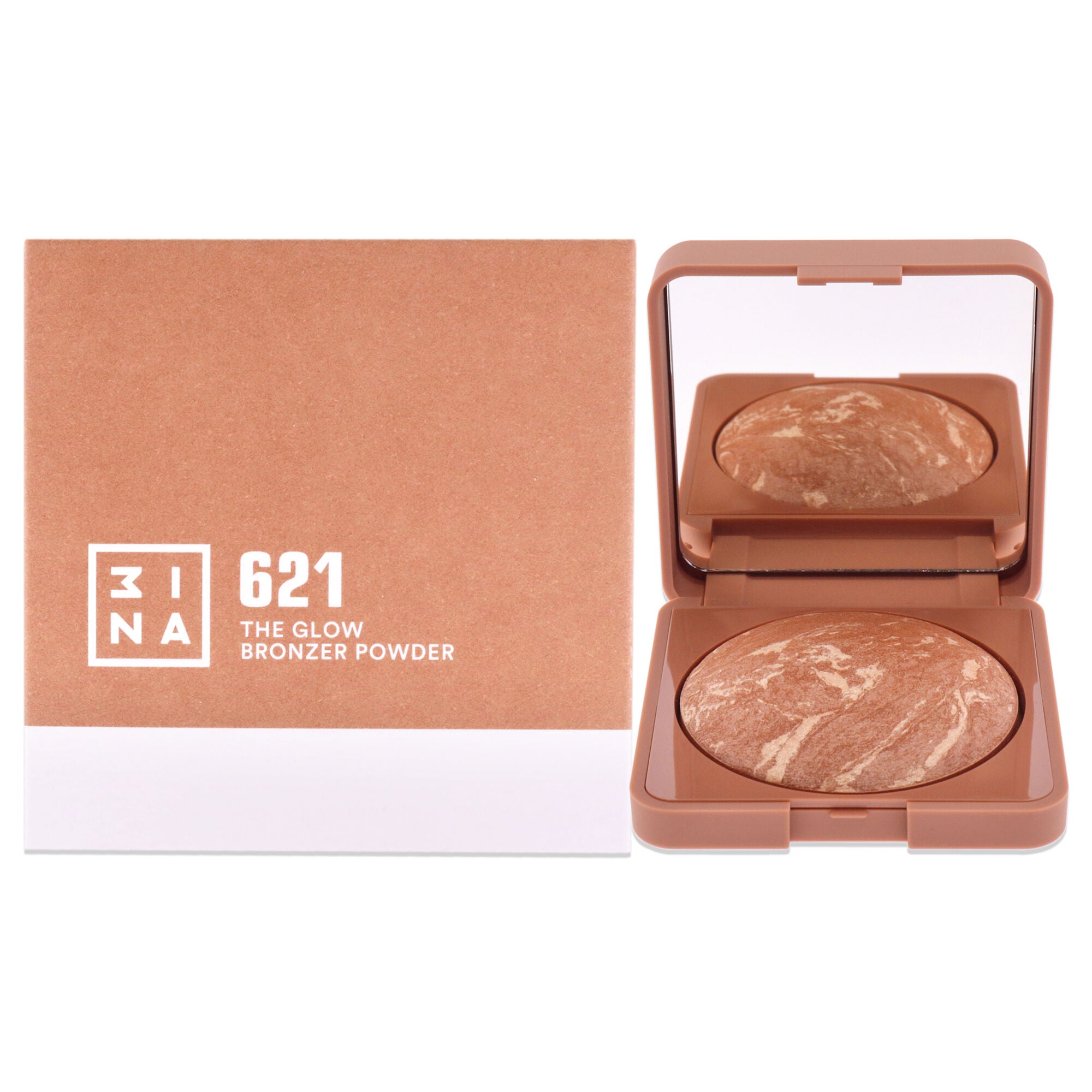 The Glow Bronzer Powder - 621 by 3INA for Women - 0.25 oz Bronzer, See Description, hi-res image number 0