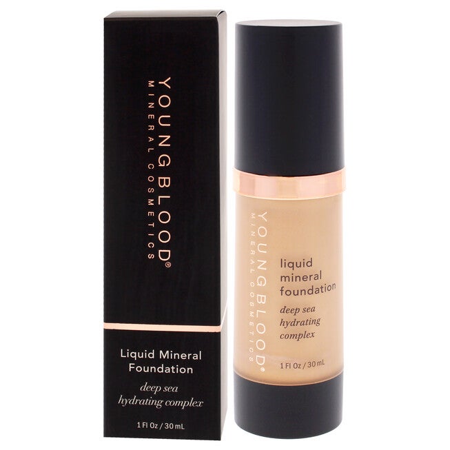 Liquid Mineral Foundation - Capri by Youngblood for Women - 1 oz Foundation, See Description, alternate image number 2