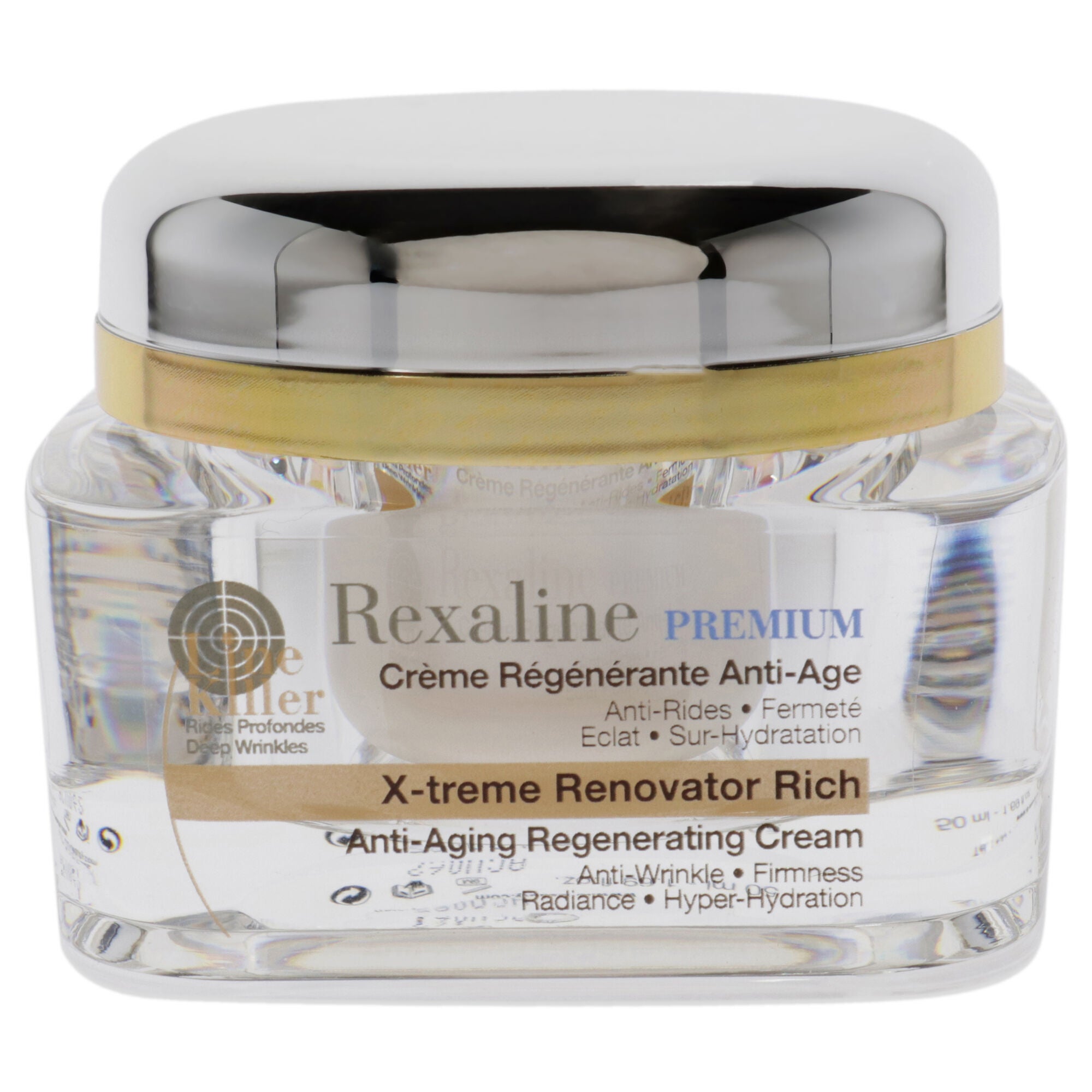 Line Killer X-Treme Renovator Rich Anti-Aging Regenerating Cream by Rexaline for Unisex - 1.69 oz Cream, See Description, alternate image number 4