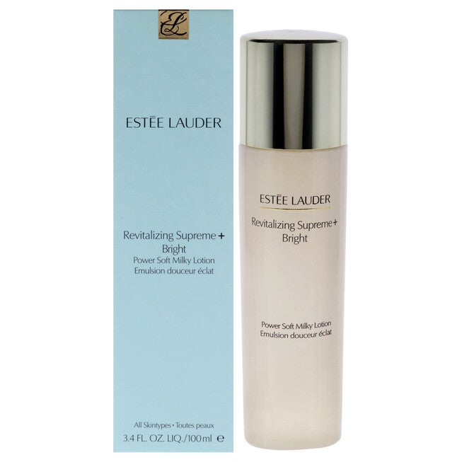 Revitalizing Supreme Plus Bright Moisturizer Power Soft Milky Lotion by Estee Lauder for Women - 3.4 oz Lotion, NA, hi-res image number null