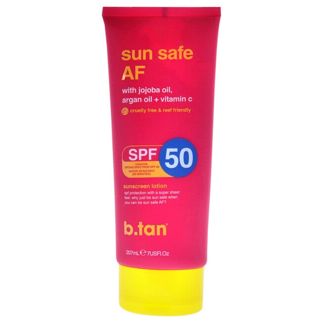 Sun Safe AF Sunscreen Lotion SPF 50 by B.Tan for Unisex - 7 oz Sunscreen, NA, hi-res image number null