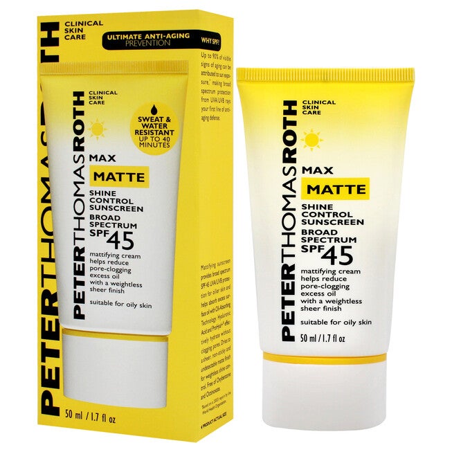 Max Matte Shine Control Sunscreen SPF 45 by Peter Thomas Roth for Unisex - 1.7 oz Sunscreen, , alternate image number 7