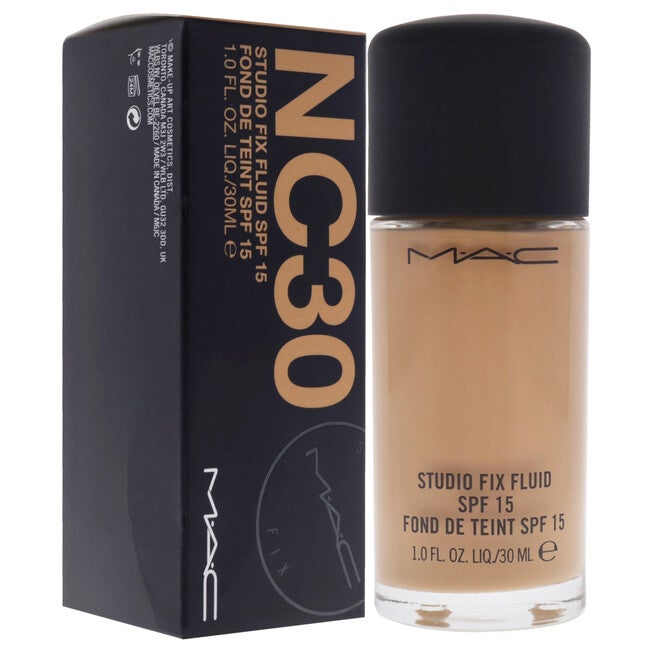 Studio Fix Fluid SPF 15 - NC30 by MAC for Women - 1 oz Foundation, , alternate image number 6
