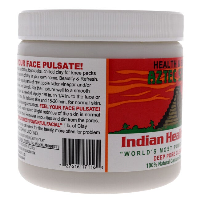 Indian Healing Clay by Aztec Secret for Unisex - 16 oz Clay, , alternate image number 7