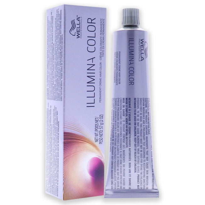 Illumina Color Permanent Creme Hair Color - 8 93 Light Blonde - Ash Gold by Wella for Unisex - 2 oz Hair Color, , alternate image number null