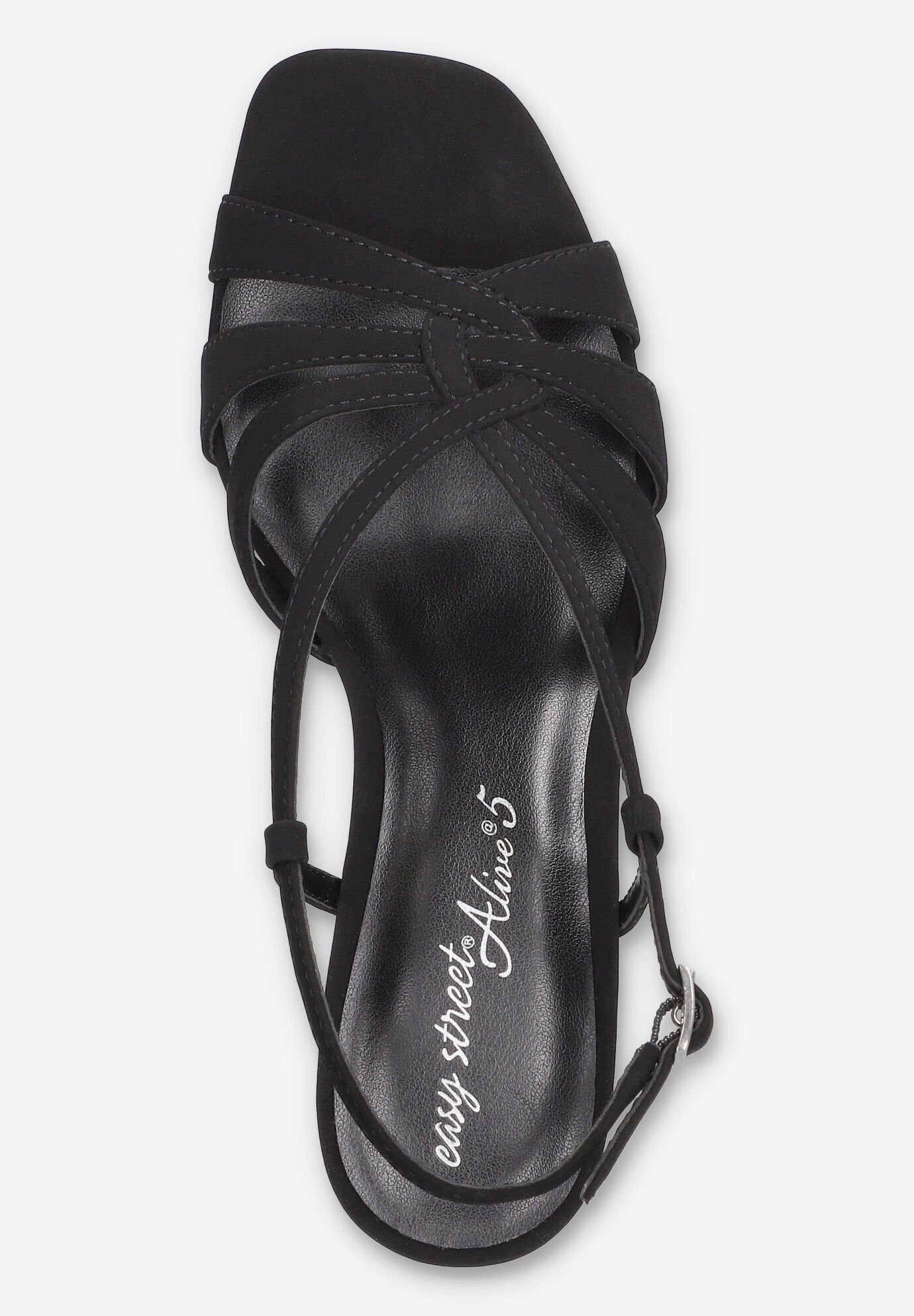 Valorie Sqaure Toe Platform Sandal, BLACK LAMY, alternate image number 6