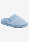 Quilted Clog Slippers, BLUE, hi-res image number 0