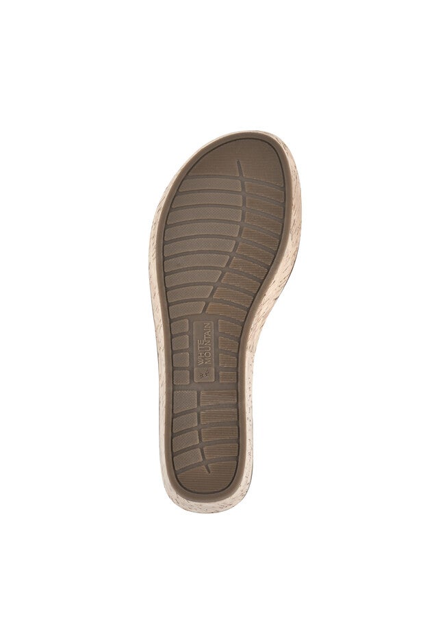 White Mountain Samwell Platform Wedge Sandal, , alternate image number null