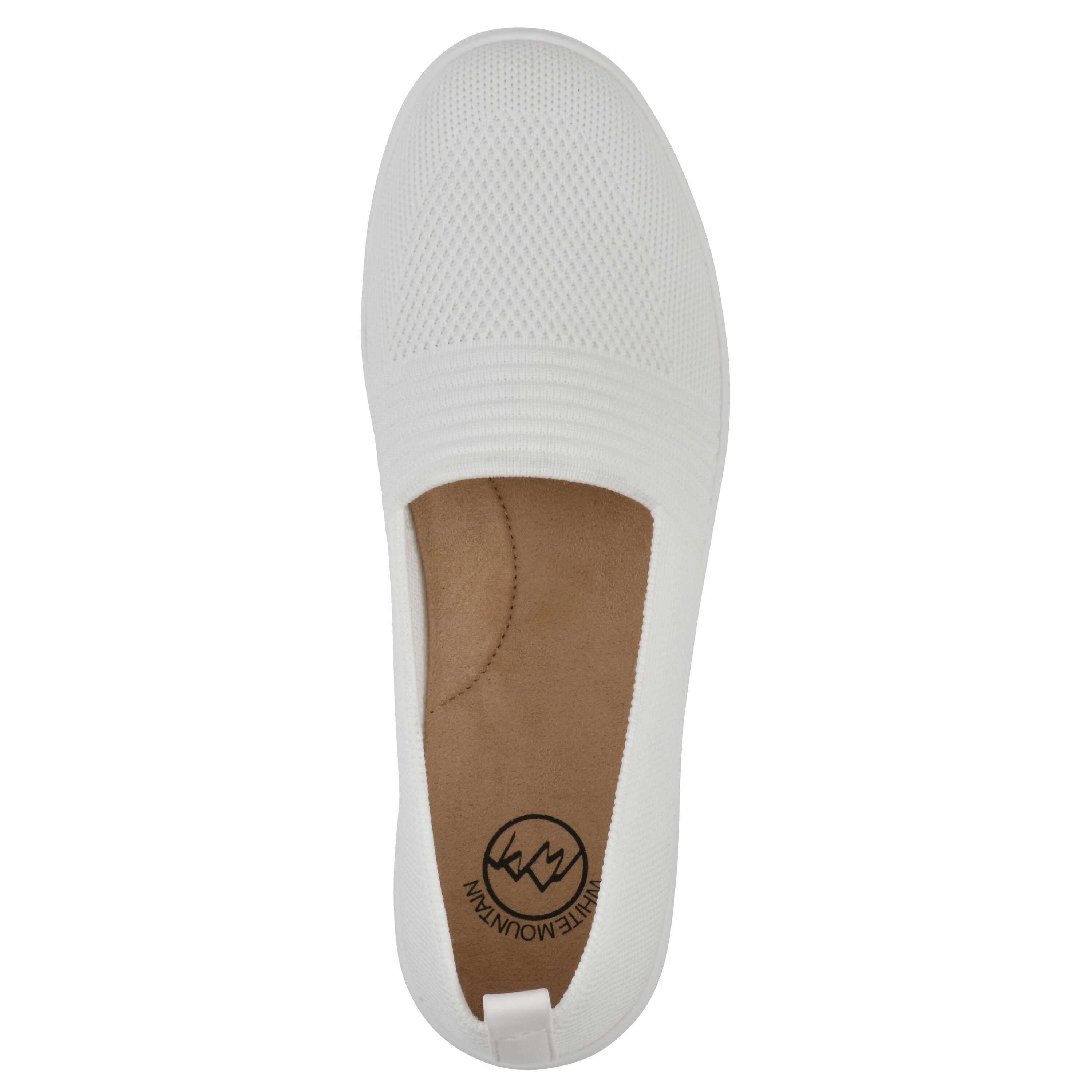 Upright Slip On Sneaker, WHITE FABRIC, alternate image number 4